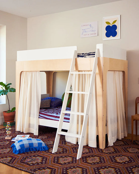 Oeuf Perch Bunk Bed Twin - White/Birch