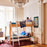 Oeuf Perch Bunk Bed Full - White/Birch (ETA Oct 2025)