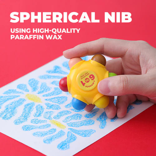 Flower Monaco Pocket Crayons