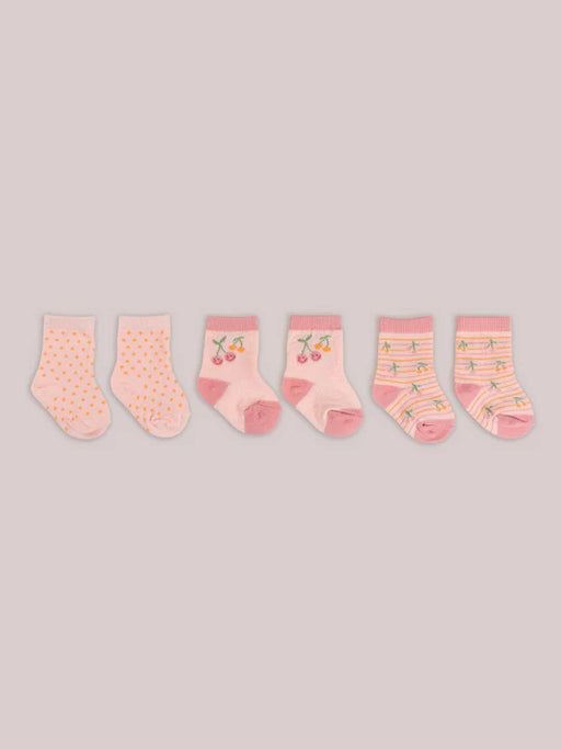 Ju-Ju-Be Socks 3pk - Cherry Cute