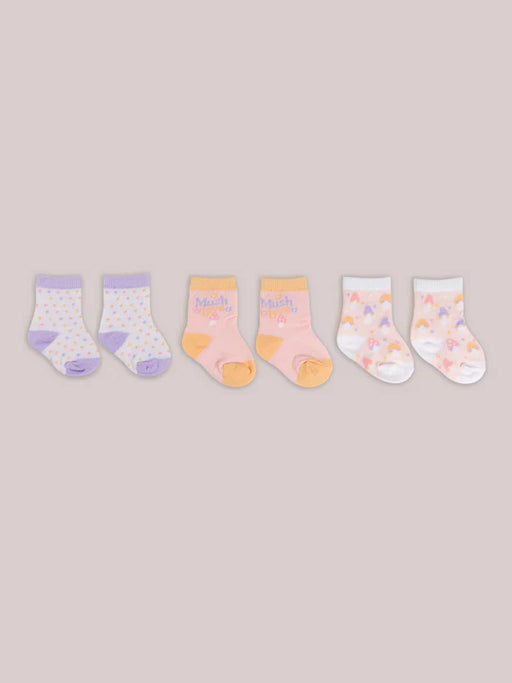 Ju-Ju-Be Socks 3pk - Mushy Love
