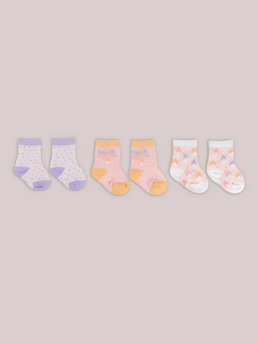 Ju-Ju-Be Socks 3pk - Mushy Love