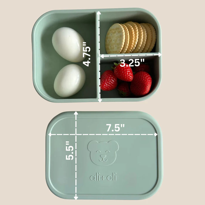 Ali + Oli Silicone Bento Box - Pine