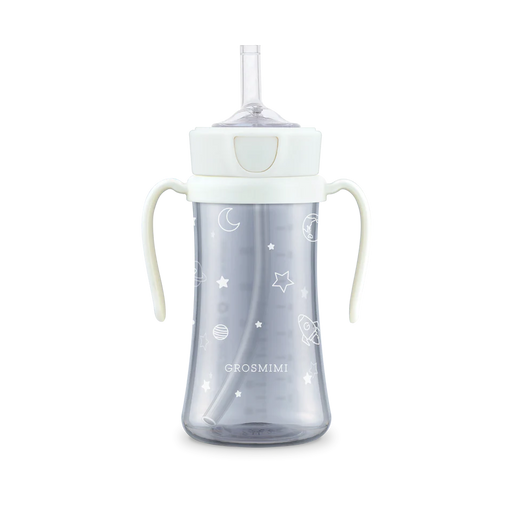 Grosmimi PPSU Space Straw Cup 300ml - White