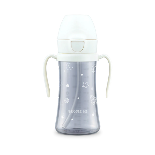 Grosmimi PPSU Space Straw Cup 300ml - White