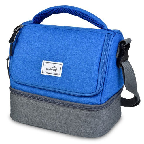 Lunchbots 2-Compartment Lunch Bag - Royal