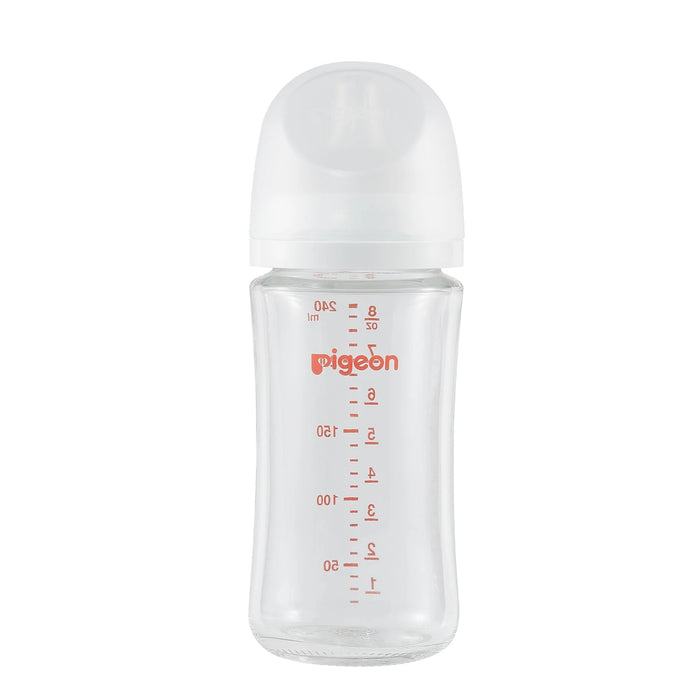 Pigeon Glass Bottle with M Nipple (3M+) 8oz (1 Pack)