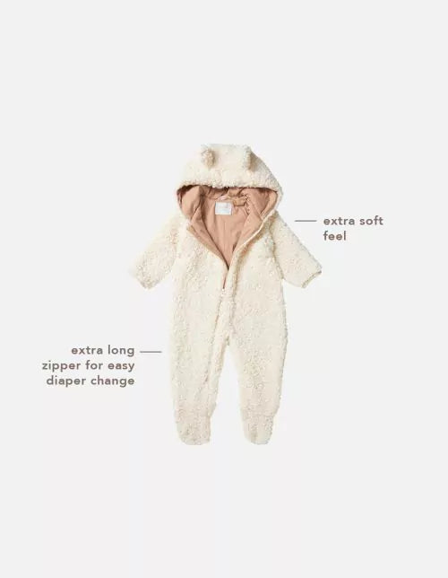 Noppies Unisex Playsuit Long Sleeve - Buttercream