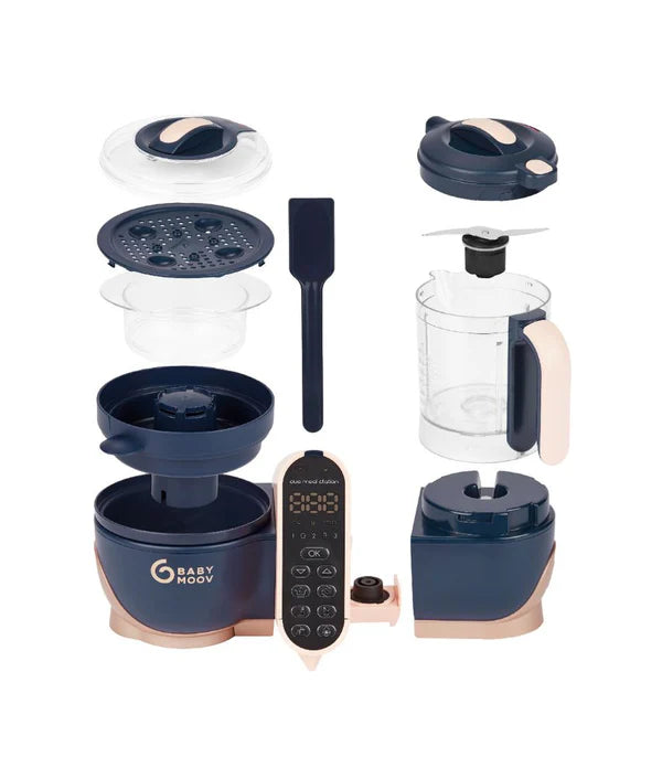 Babymoov Duo Meal Station XL 5 in 1 Food Processor (FREE BABYMOOV TRAVEL BOTTLE WARMER)