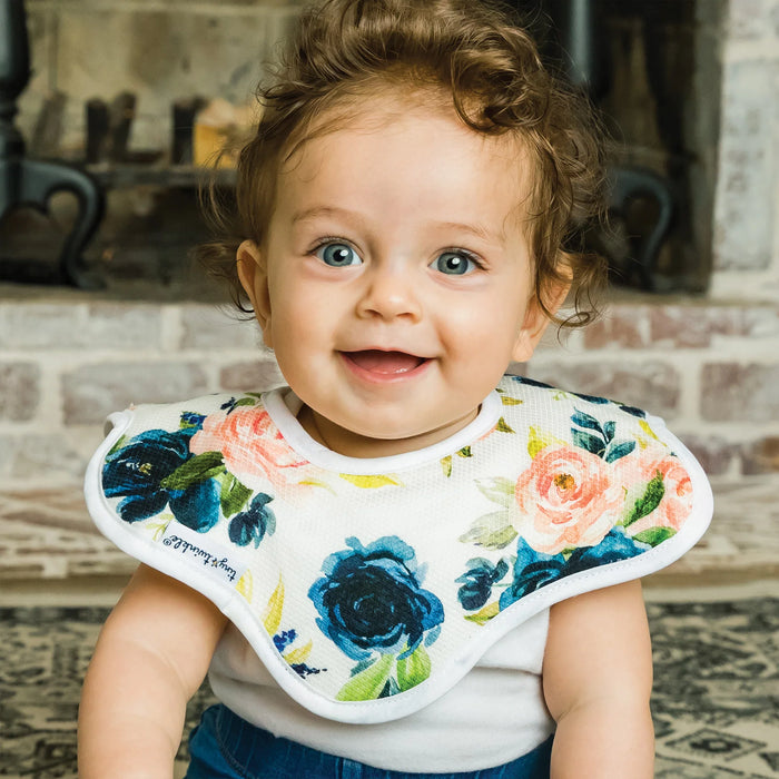 Tiny Twinkle Roundabout Bib 2pk - Blush