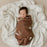 Bleu La La Swaddle Blanket Deer - Taupe