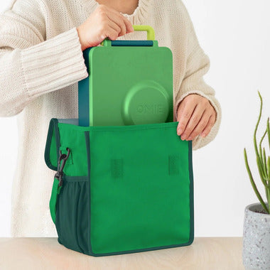 Omielife Insulated Nylon Lunch Tote - Green