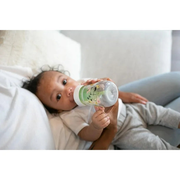 Dr Brown's Wide-Neck Anti-Colic Options+ 2pk Designer Bottles - Woodland 5oz