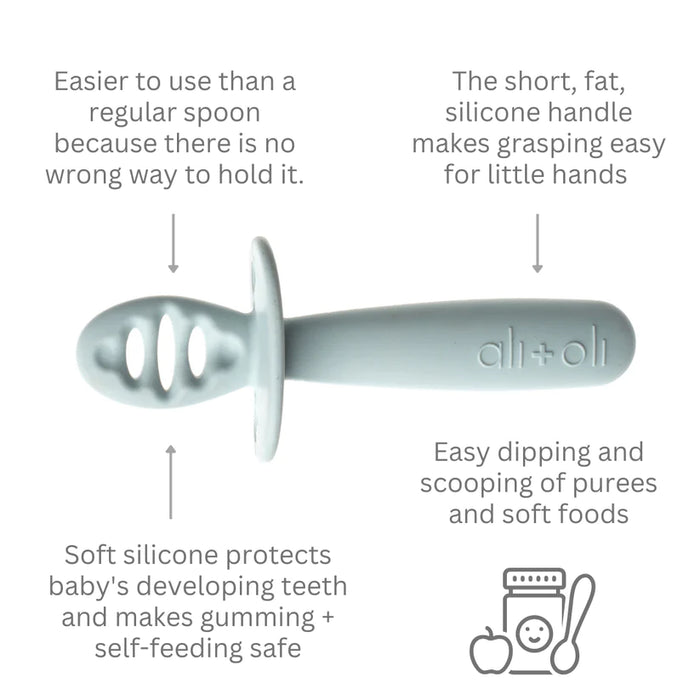 Ali + Oli Multi-Stage Spoon Set - Blue