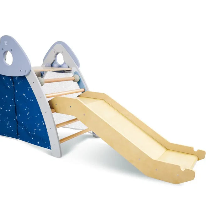 Hape 4-In-1 Climb N Slide Gym Set E1222