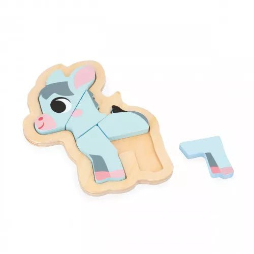 Janod 4 Progressive Puzzle - Farm