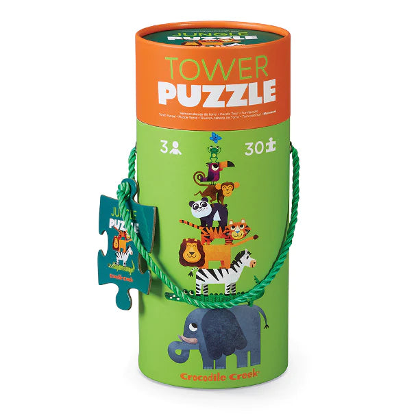 Crocodile Creek Tower Puzzle - Jungle