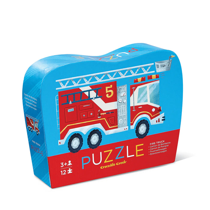 Crocodile Creek Mini Puzzle 12pcs - Fire Truck