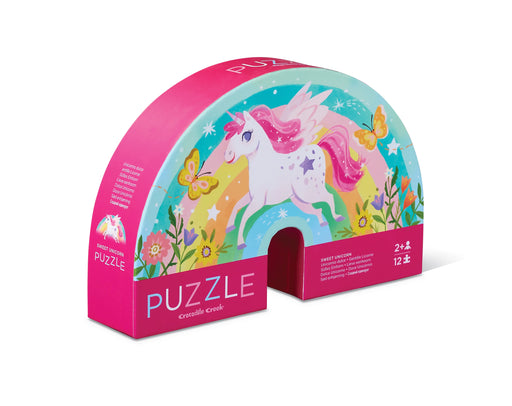 Crocodile Creek Mini Puzzle 12pcs - Sweet Unicorn