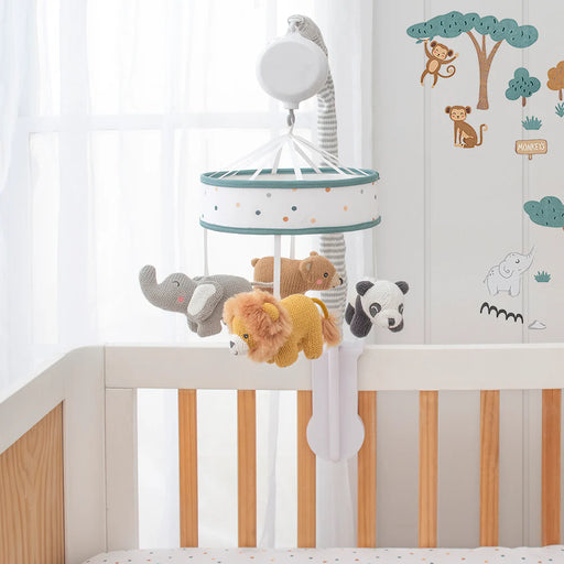 Living Textiles Music Mobile - Day At The Zoo