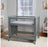Breathable Baby Standard Baby Mesh Crib Grey 52114