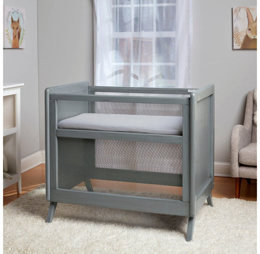 Breathable Baby Standard Baby Mesh Crib Grey 52114