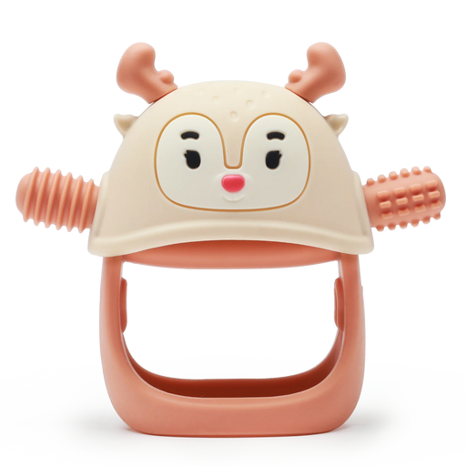 Smily Mia Silicone Teether - Orange