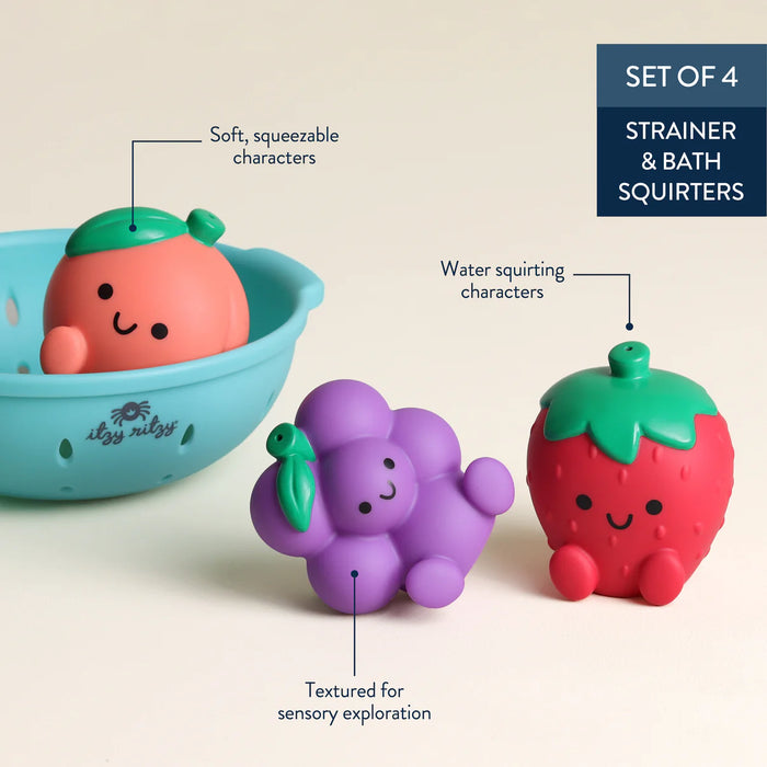 Itzy Ritzy Bath Pals Squirter Set Fruit
