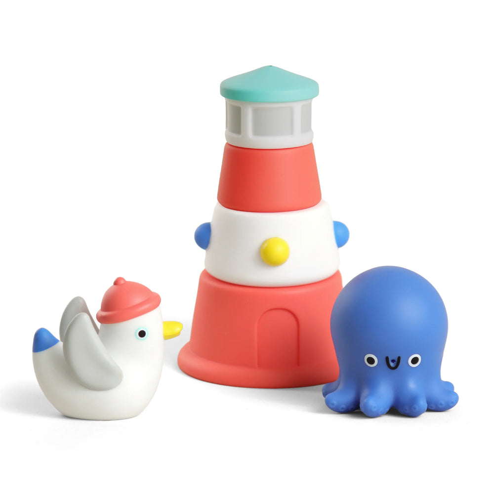 Itzy Ritzy Bath Nautical Stack & Squirt
