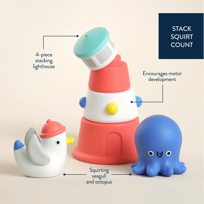 Itzy Ritzy Bath Nautical Stack & Squirt