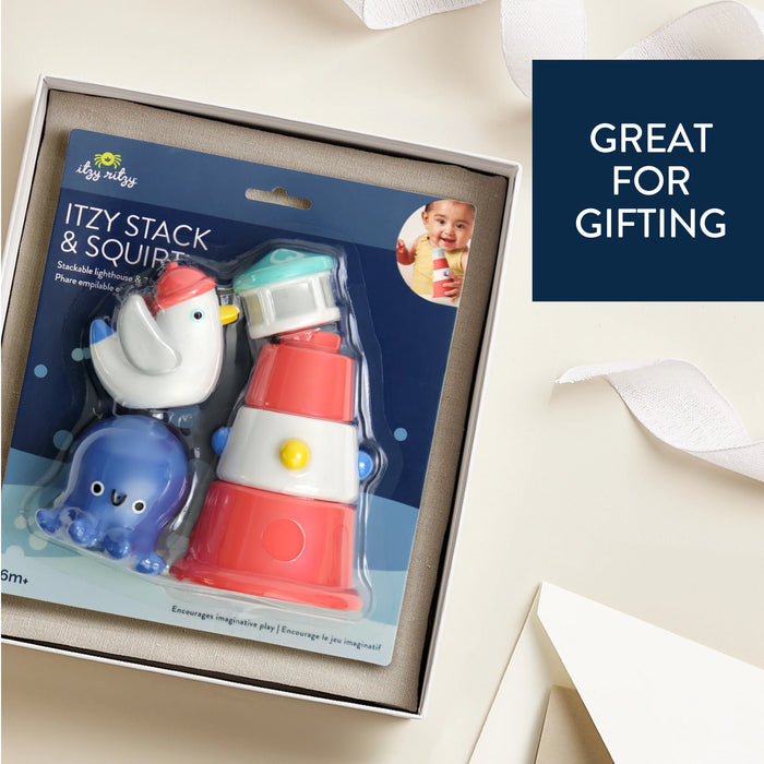 Itzy Ritzy Bath Nautical Stack & Squirt
