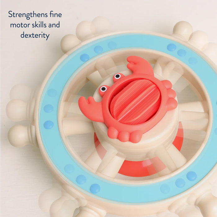 Itzy Ritzy Bitzy Captain Bath Steering Wheel - Crab