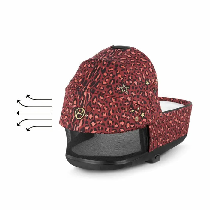 Cybex Priam Lux Carry Cot - Rosenrot Red