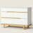 Dadada Bliss 6-Drawer Dresser - White/Natural (2box)