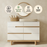 Dadada Bliss 6-Drawer Dresser - White/Natural (2box)