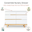 Dadada Bliss 6-Drawer Dresser - White/Natural (2box)