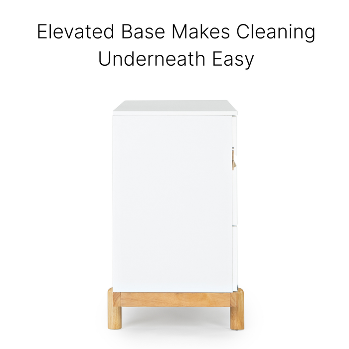 Dadada Bliss 6-Drawer Dresser - White/Natural (2box)