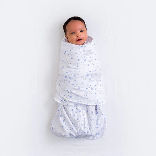 Halo Cotton Sleepsack Swaddle - Midnight Moons Blue S
