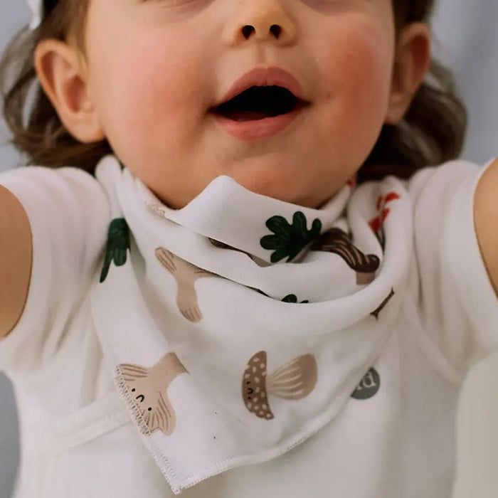 Nest Designs Baby Bandana Bib - Forest Forage