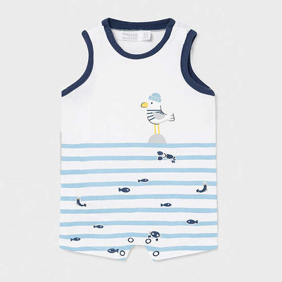 Mayoral Fantasy Onesies Seagull Royal 1651