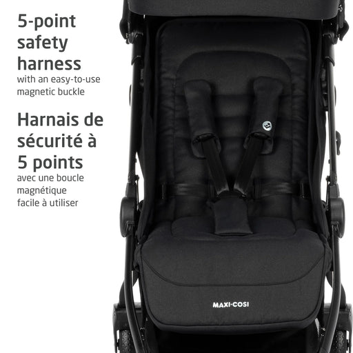 Maxi Cosi Eva Compact Stroller - Designer Black