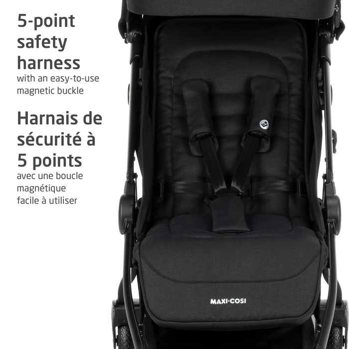 Maxi Cosi Eva Compact Stroller - Designer Black
