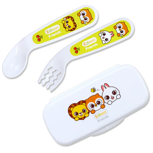 Edison Friends Self Spoon & Fork Case Set