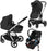Cybex Eos 5 in 1 Travel System + Aton 2 Car Seat - Silver/Moon Black