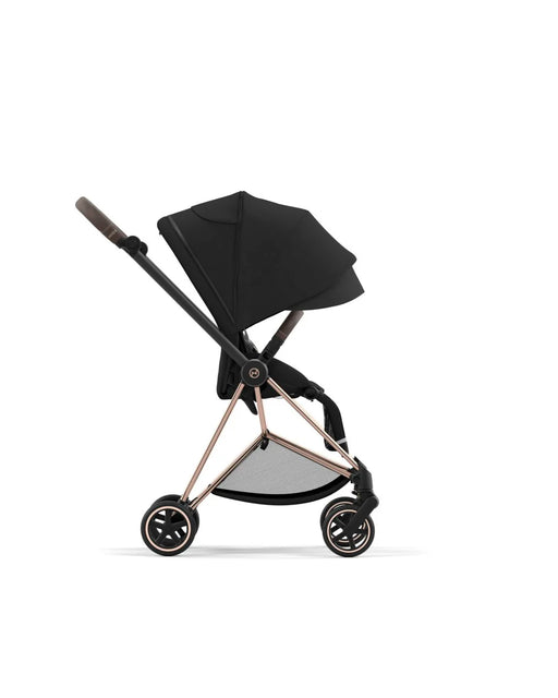Cybex Mios3 Rose Gold frame with Sepia Black Seat