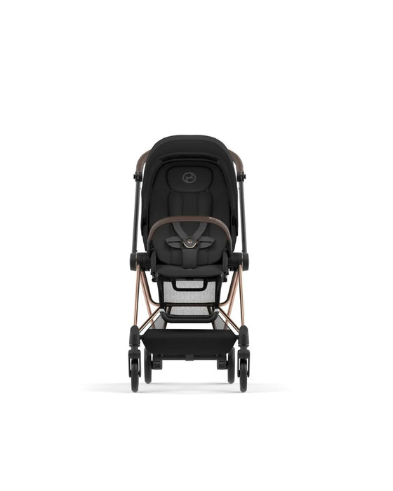 Cybex Mios3 Rose Gold frame with Sepia Black Seat