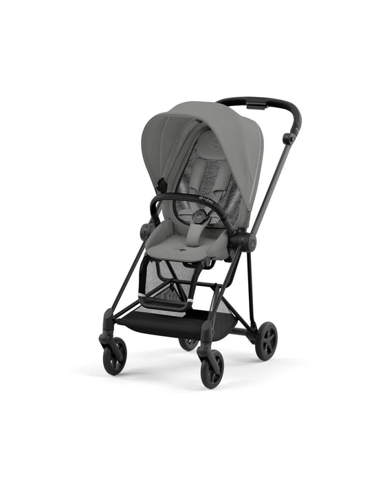 Cybex Mios3 - Matte Black Frame w/ Mirage Grey Seat (ONE BOX)