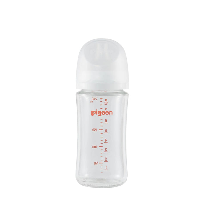 Pigeon Glass Bottle with M Nipple (3M+) 8oz (1 Pack)