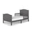Child Craft Camden Toddler Bed - Cool Grey