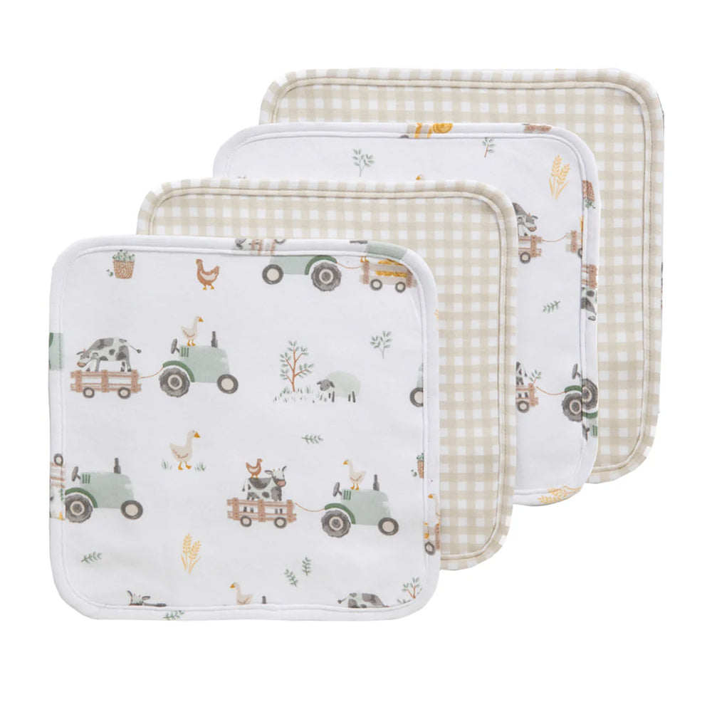Living Textiles Bath Gift Set 5pc - Tractor Ride